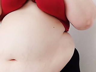 Ssbbw big belly fat girl
